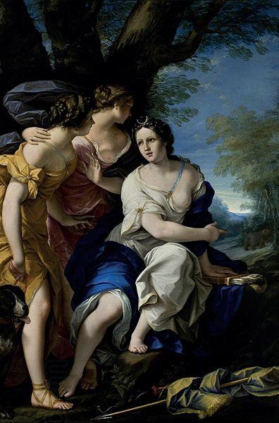 Stefano Torelli Diana and nymphs oil painting picture